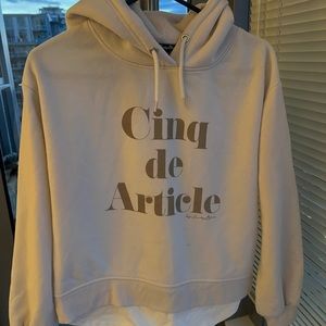 Beige hoodie